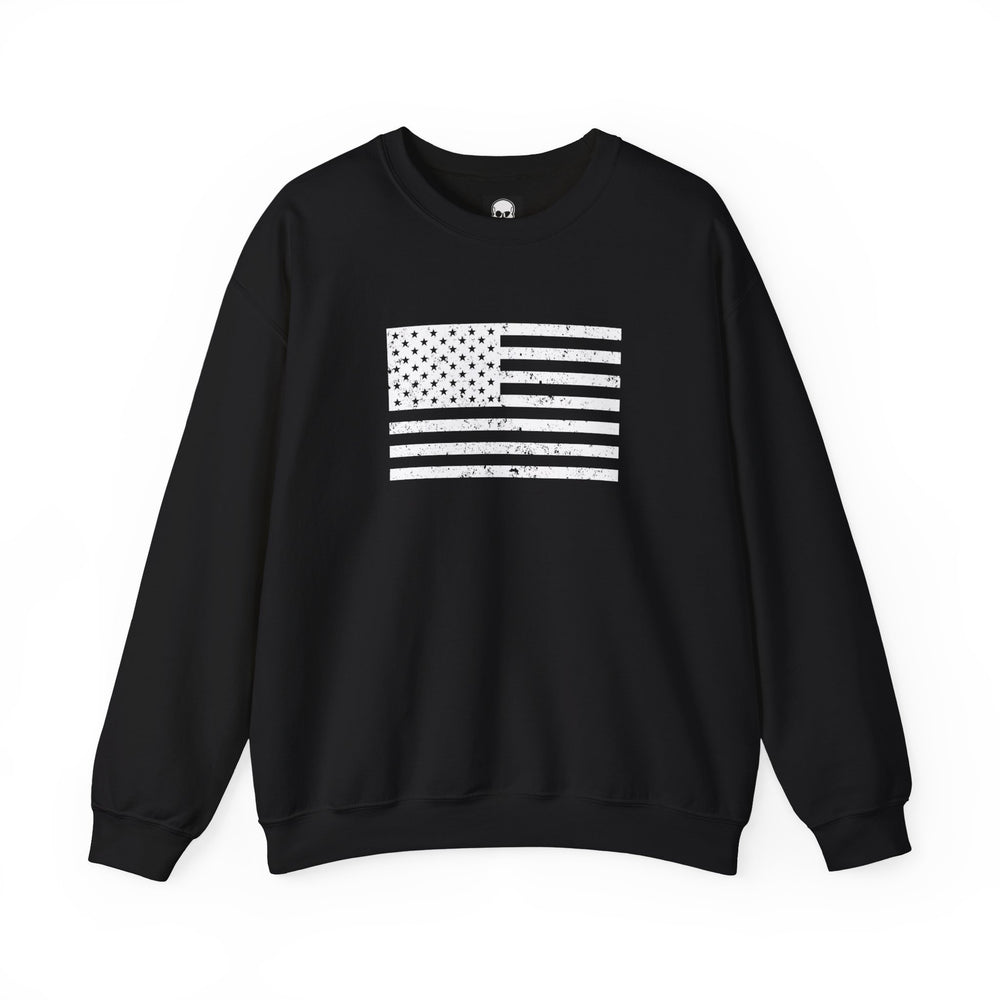 USA GRUNGE FLAG SWEATSHIRT