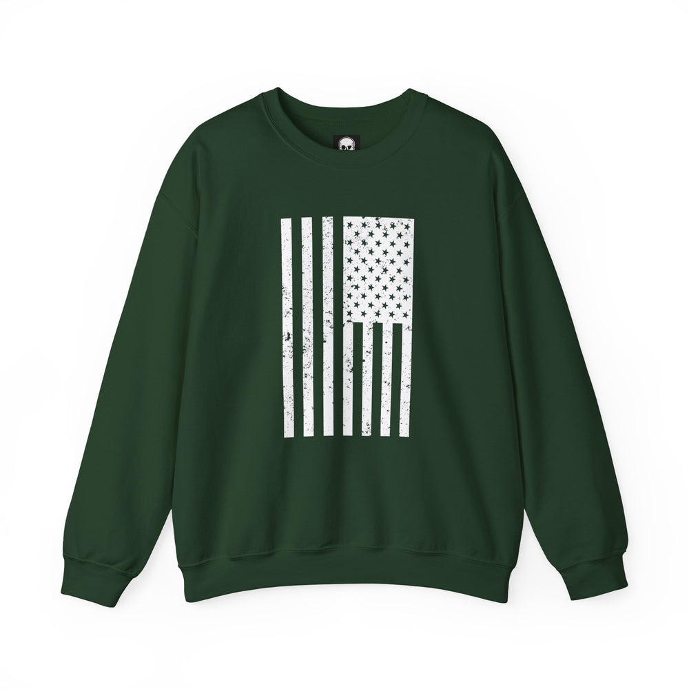 VERTICAL USA GRUNGE FLAG SWEATSHIRT