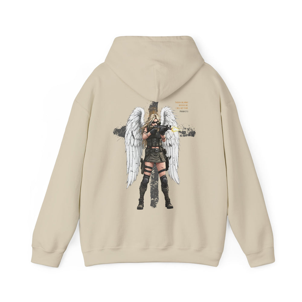 FEMALE ARCHANGEL PSALM 27:3 HOODIE