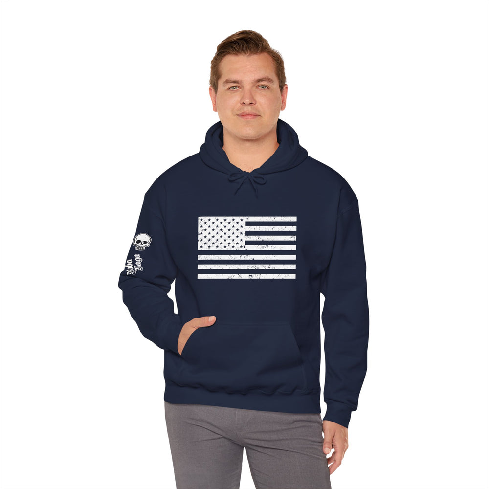 US GRUNGE FLAG HOODIE