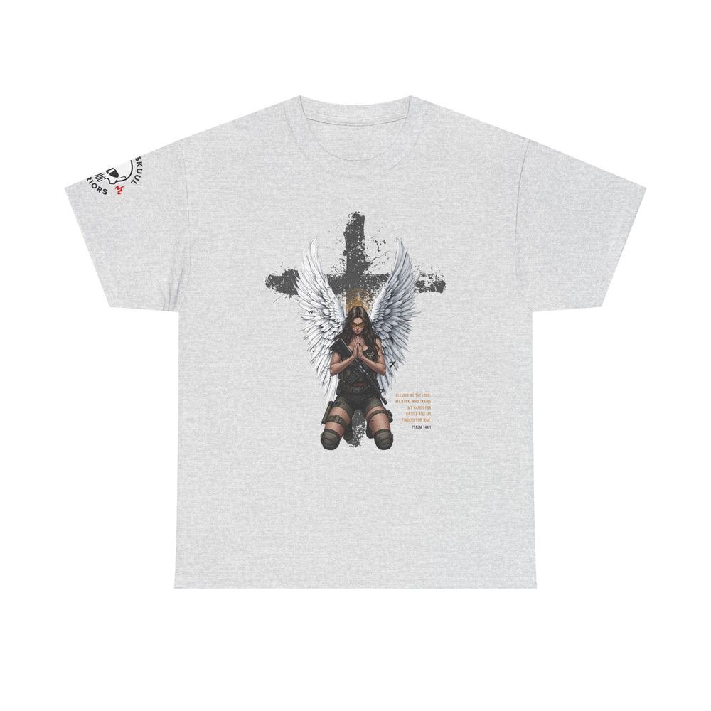 FEMALE ARCHANGEL PSALM 144:1 T SHIRT