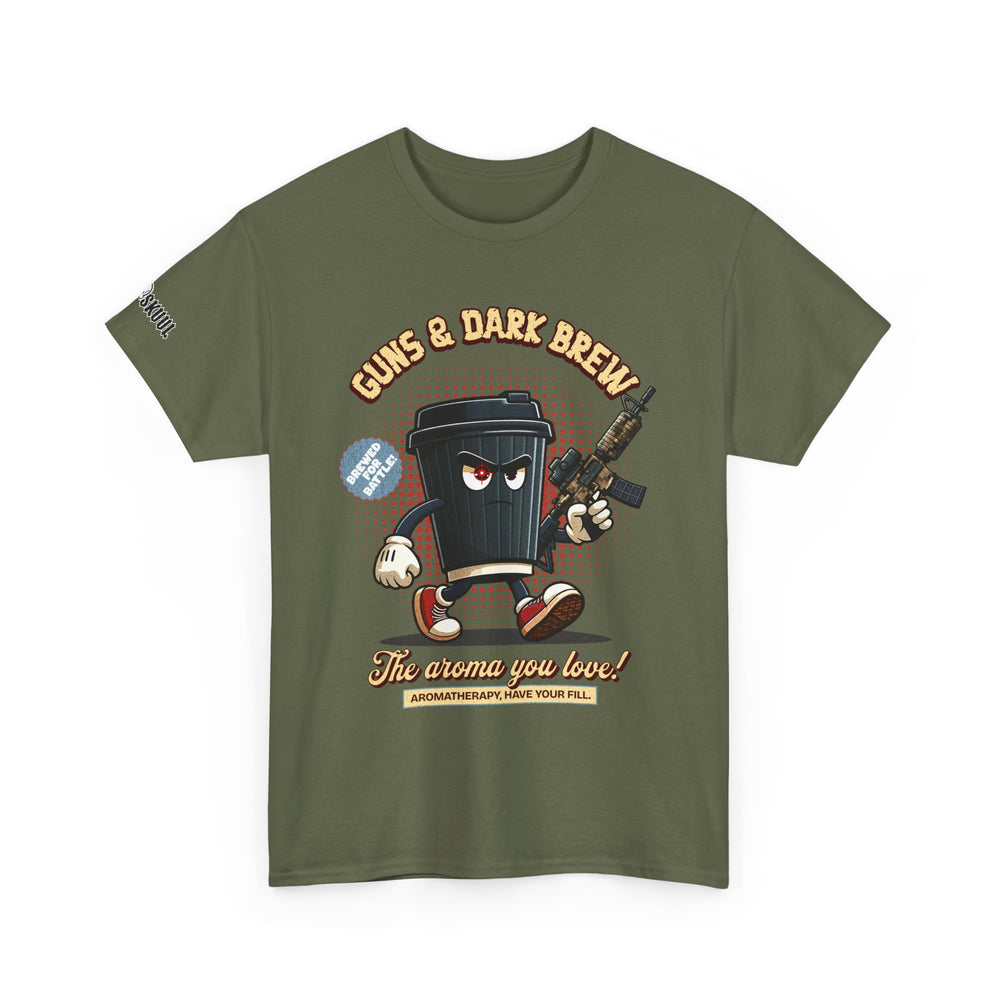 GUNS AND DARK BREW T SHIRT