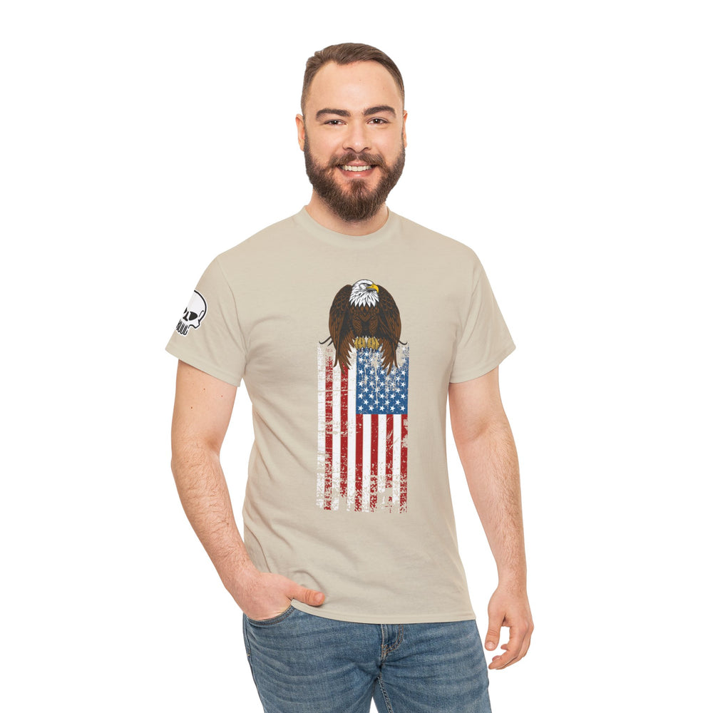 EAGLE USA FLAG T SHIRT