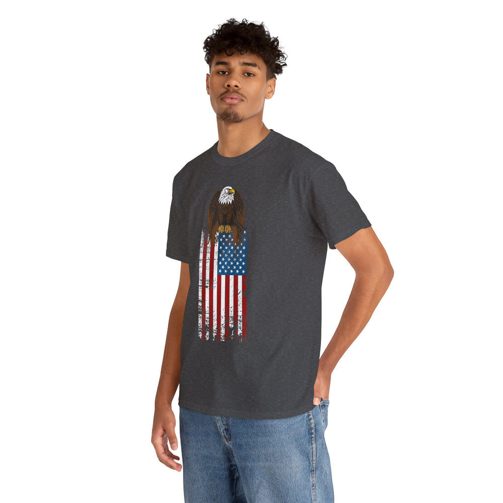 EAGLE USA FLAG T SHIRT