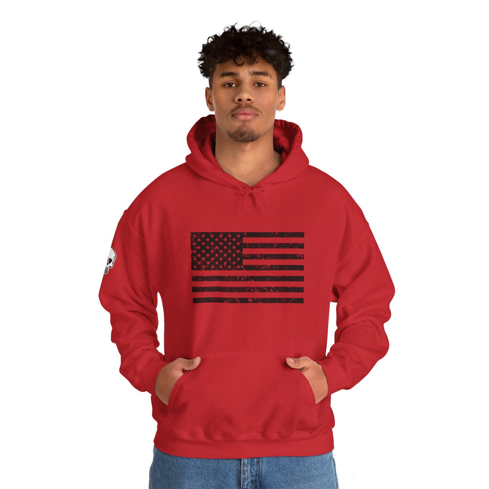 US GRUNGE FLAG HOODIE