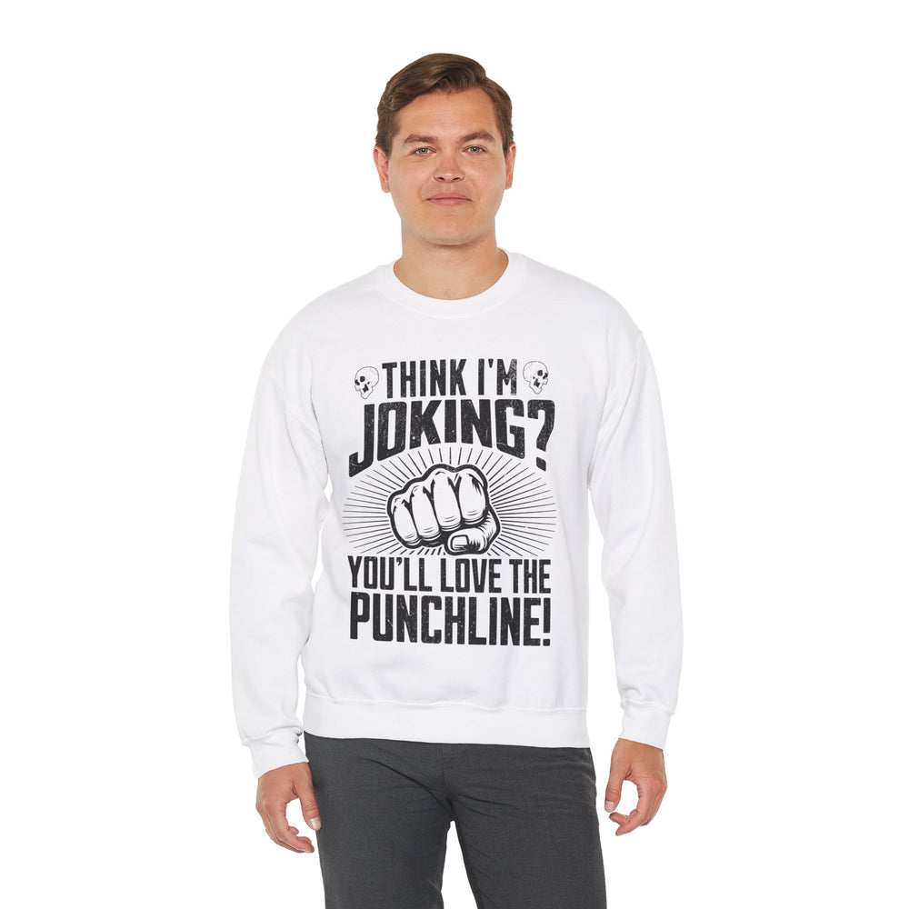 KISS THE PUNCHLINE SWEATSHIRT