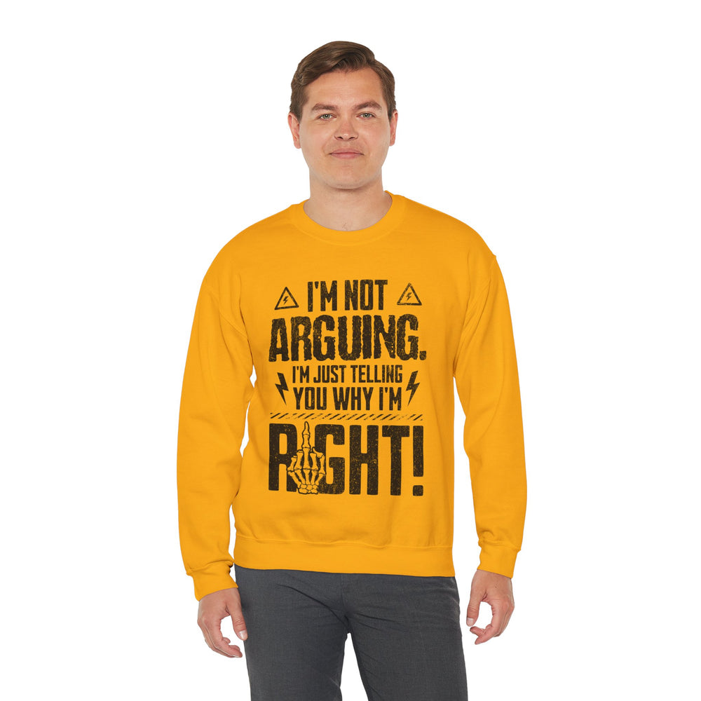 RIGHT BY DEFAULT SWEATSHIRT