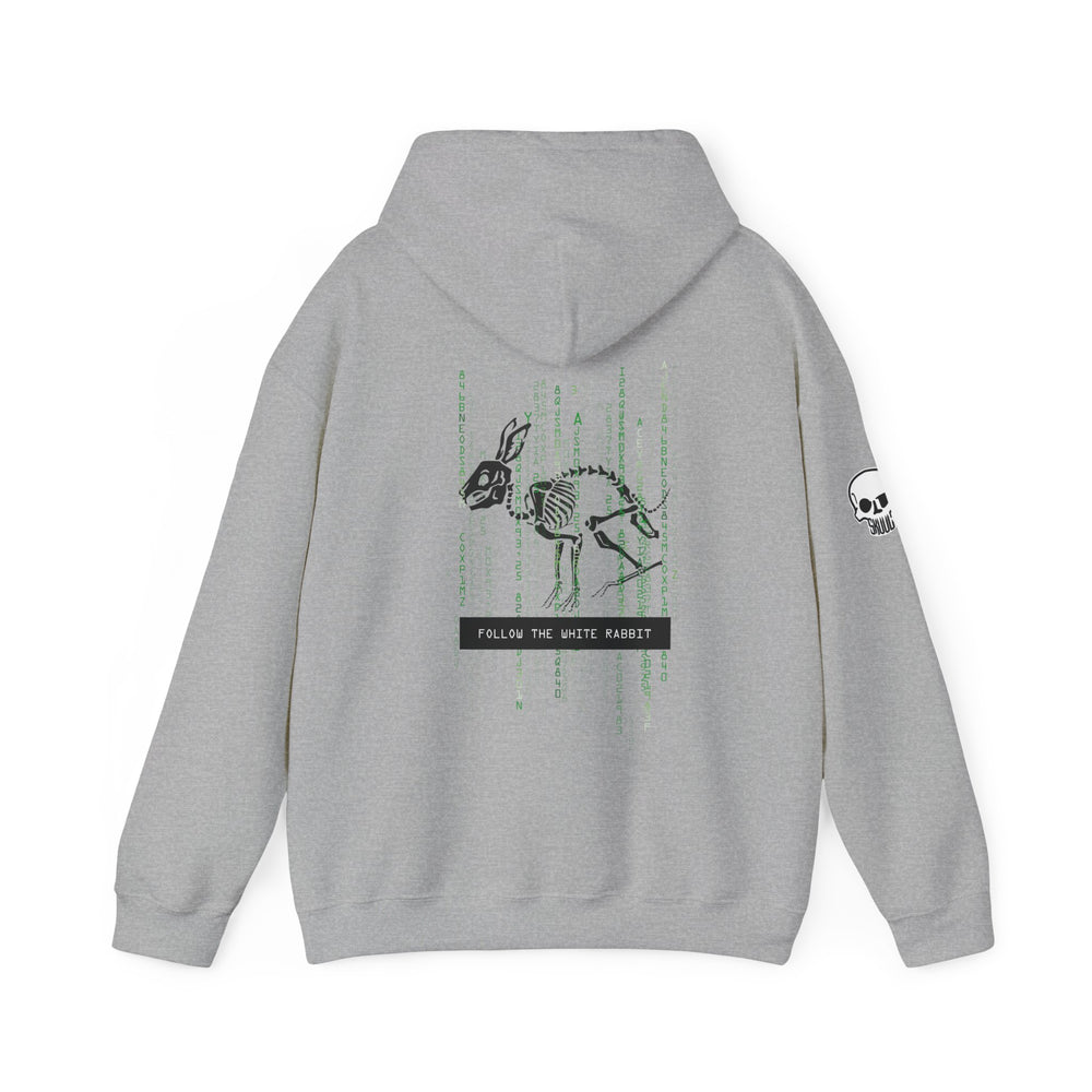 FOLLOW THE WHITE RABBIT HOODIE