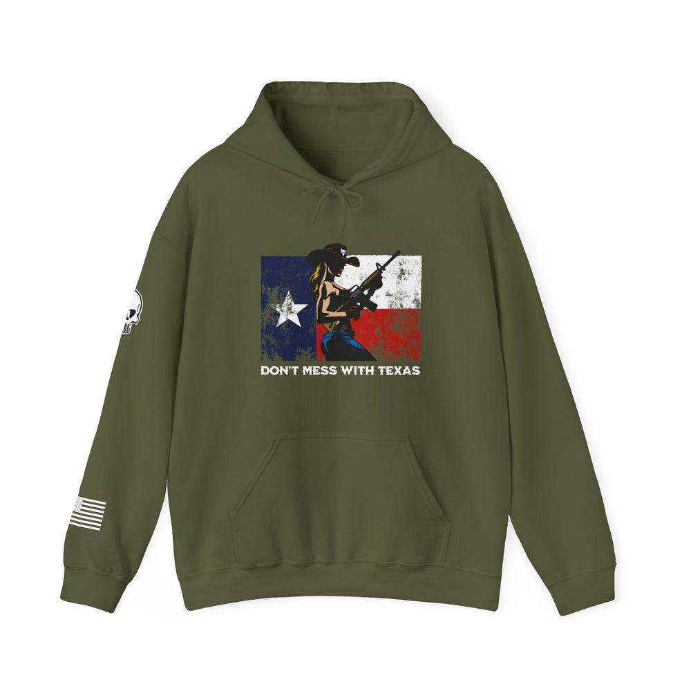 DON'T MESS WITH TEXAS COWGIRL HOODIE