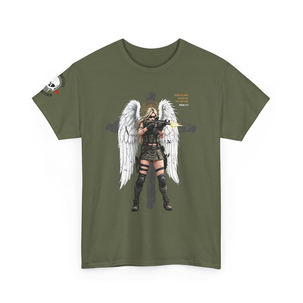 FEMALE ARCHANGEL PSALM 27:3 T SHIRT