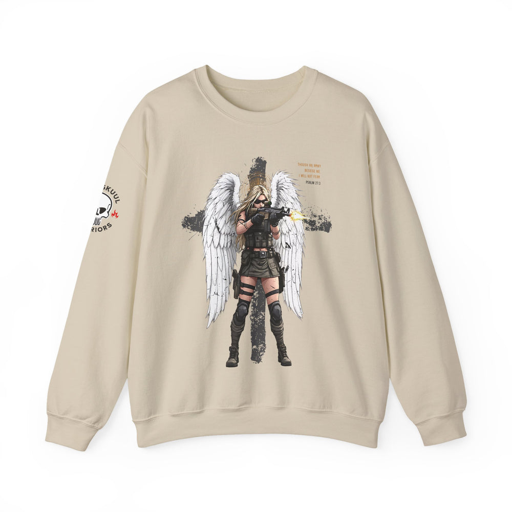 FEMALE ARCHANGEL PSALM 27:3 SWEATSHIRT