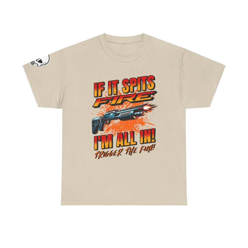 SHOTGUN SPITTING FIRE T SHIRT