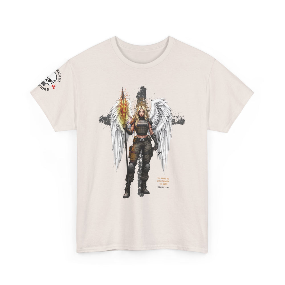 FEMALE ARCHANGEL 2 SAMUEL 22:40 T SHIRT
