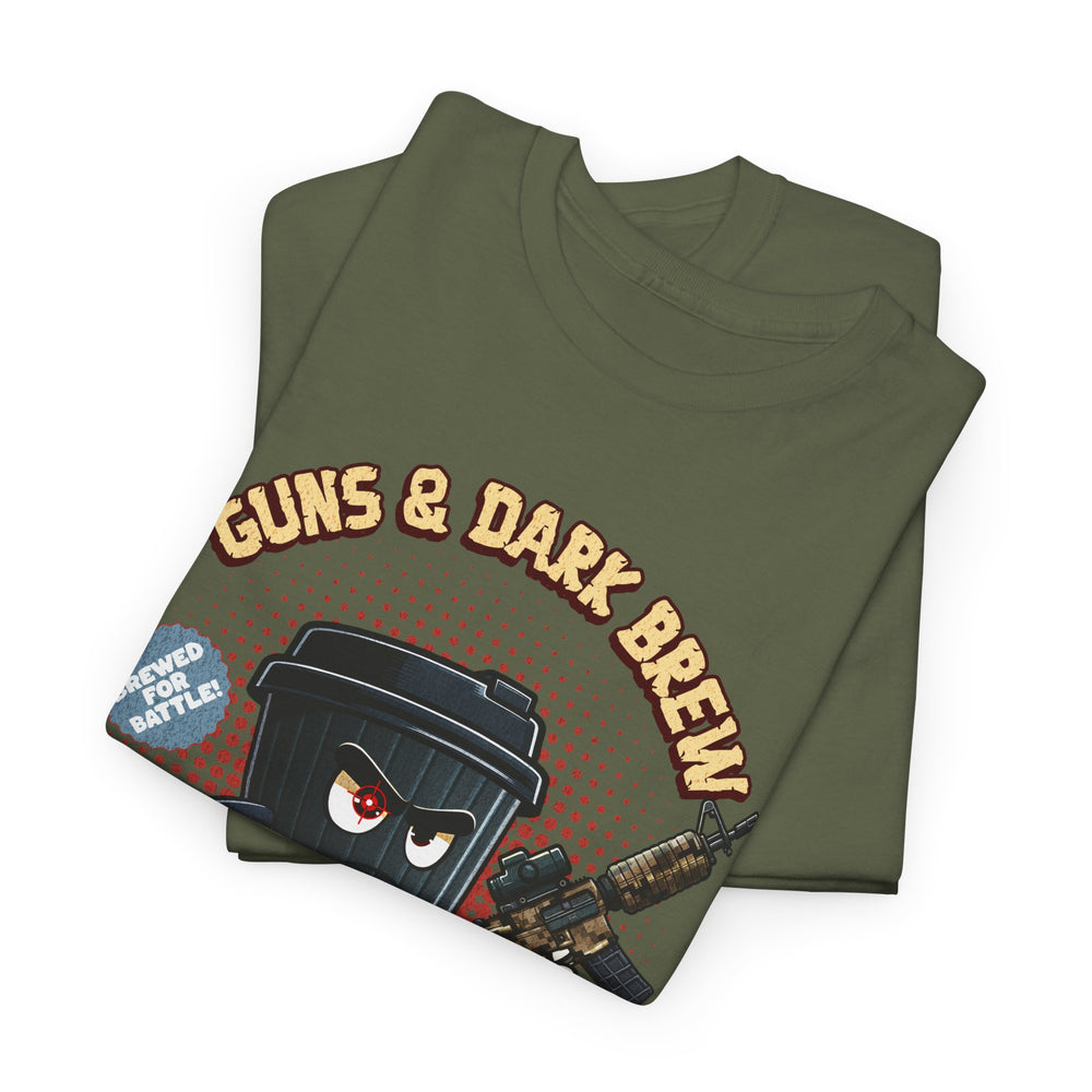 GUNS AND DARK BREW T SHIRT