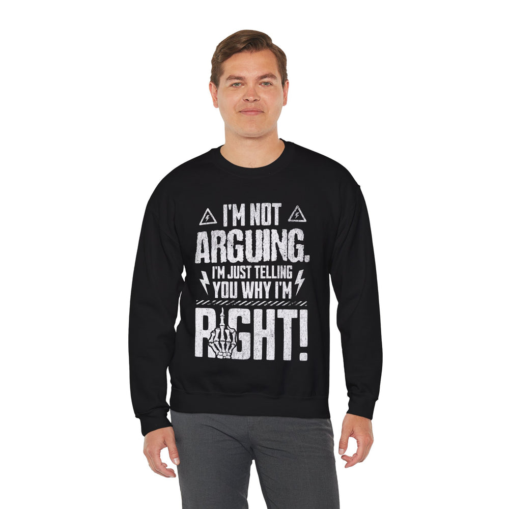 RIGHT BY DEFAULT SWEATSHIRT