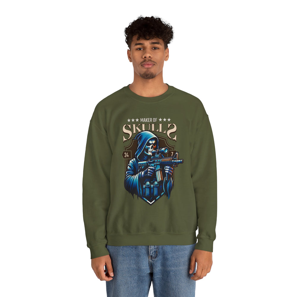 MAKER OF SKULLS SWEATSHIRT