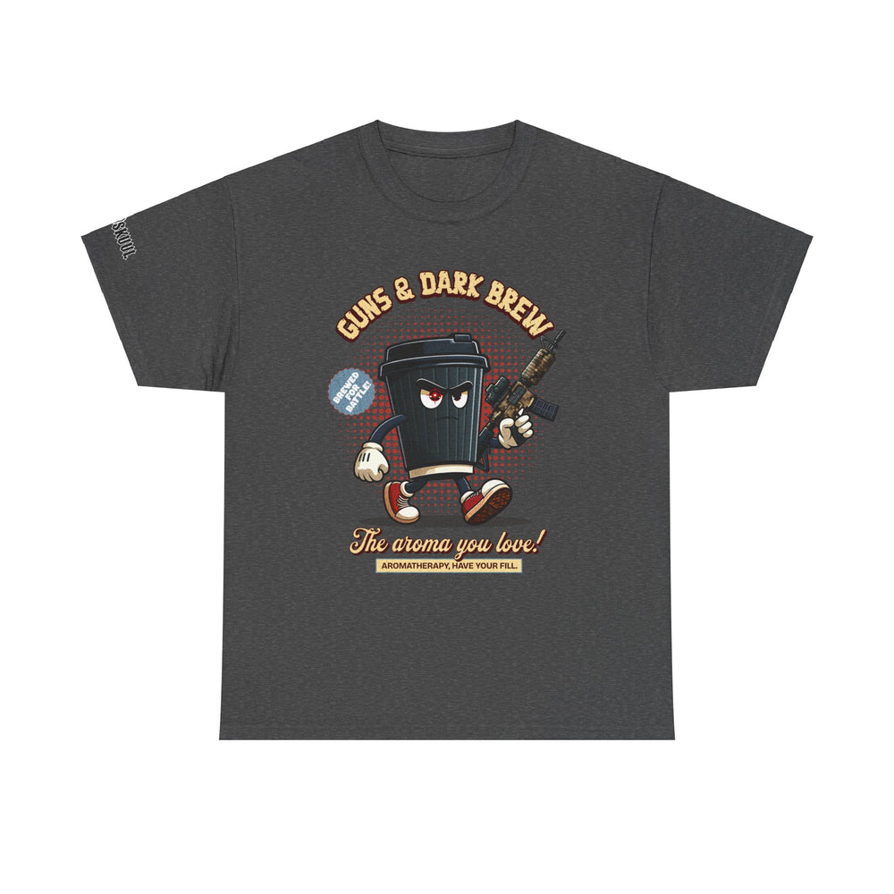 GUNS AND DARK BREW T SHIRT