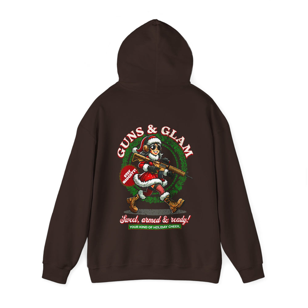 GUNS AND GLAM XMAS HOODIE