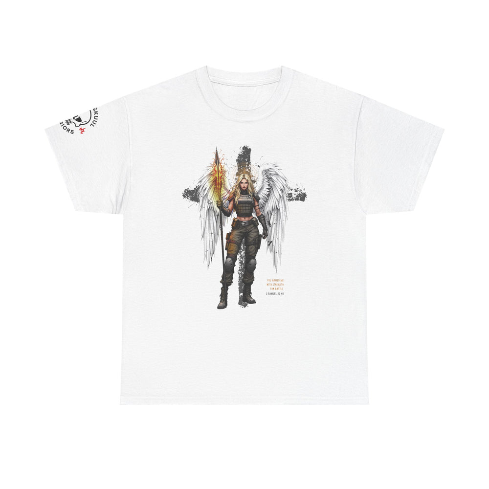 FEMALE ARCHANGEL 2 SAMUEL 22:40 T SHIRT