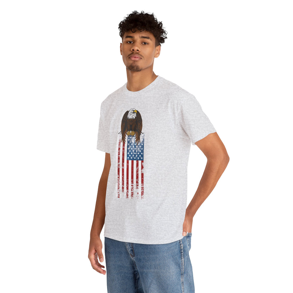 EAGLE USA FLAG T SHIRT