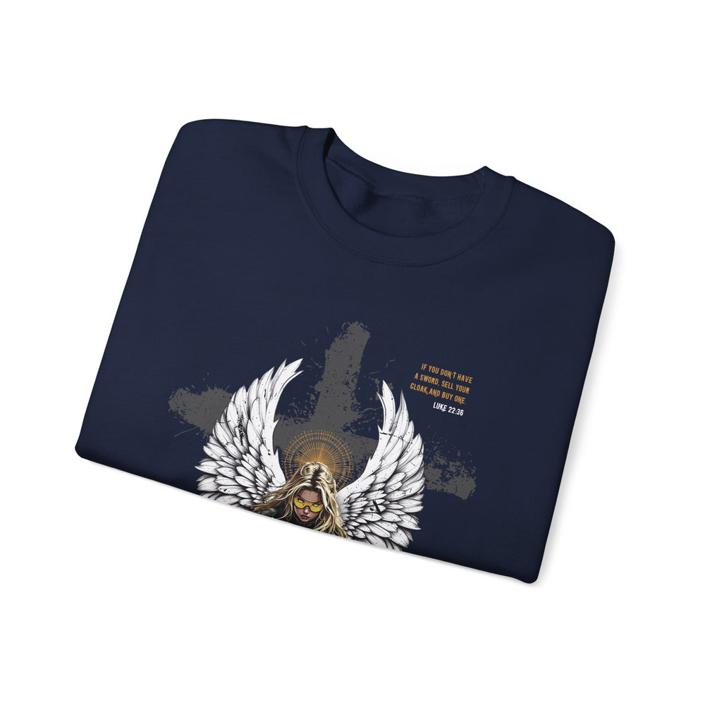 FEMALE ARCHANGEL LUKE 22:36 SWEATSHIRT