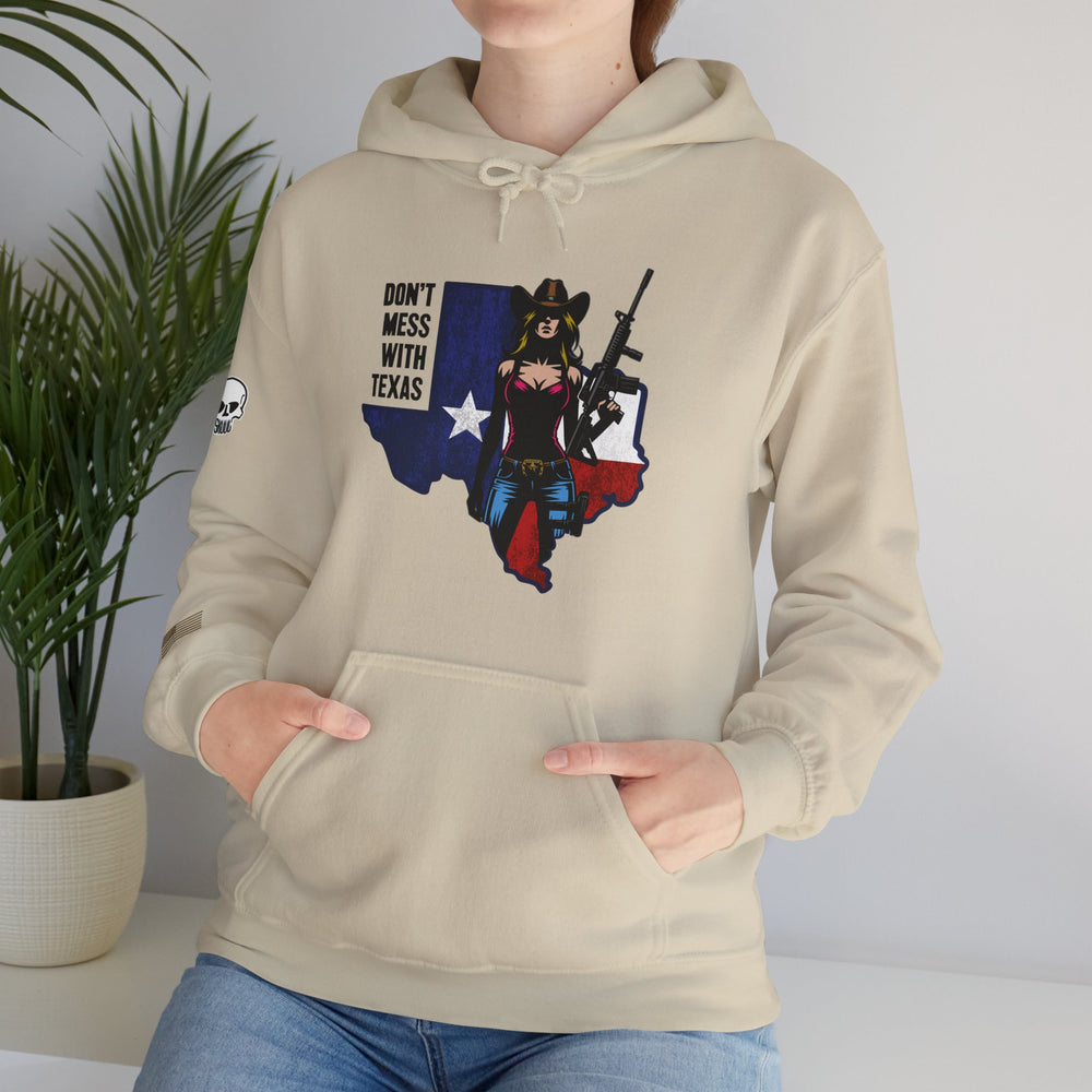 DON'T MESS WITH TEXAS STATE COWGIRL HOODIE