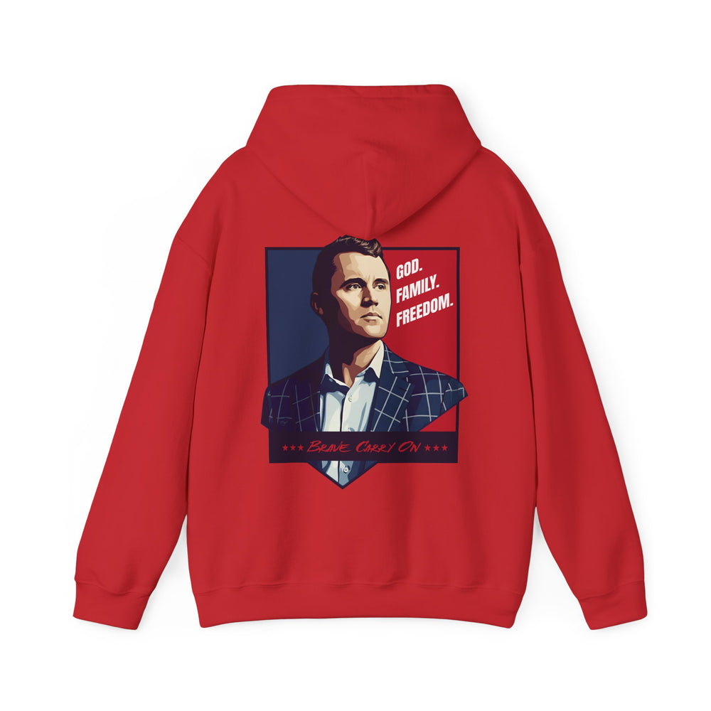 GOD. FAMILY. FREEDOM CHARLIE KIRK HOODIE