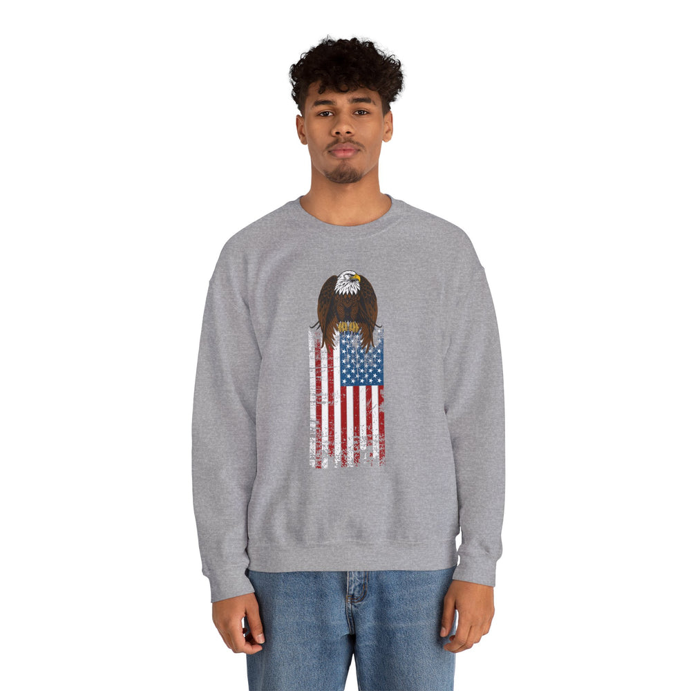 EAGLE USA FLAG SWEATSHIRT