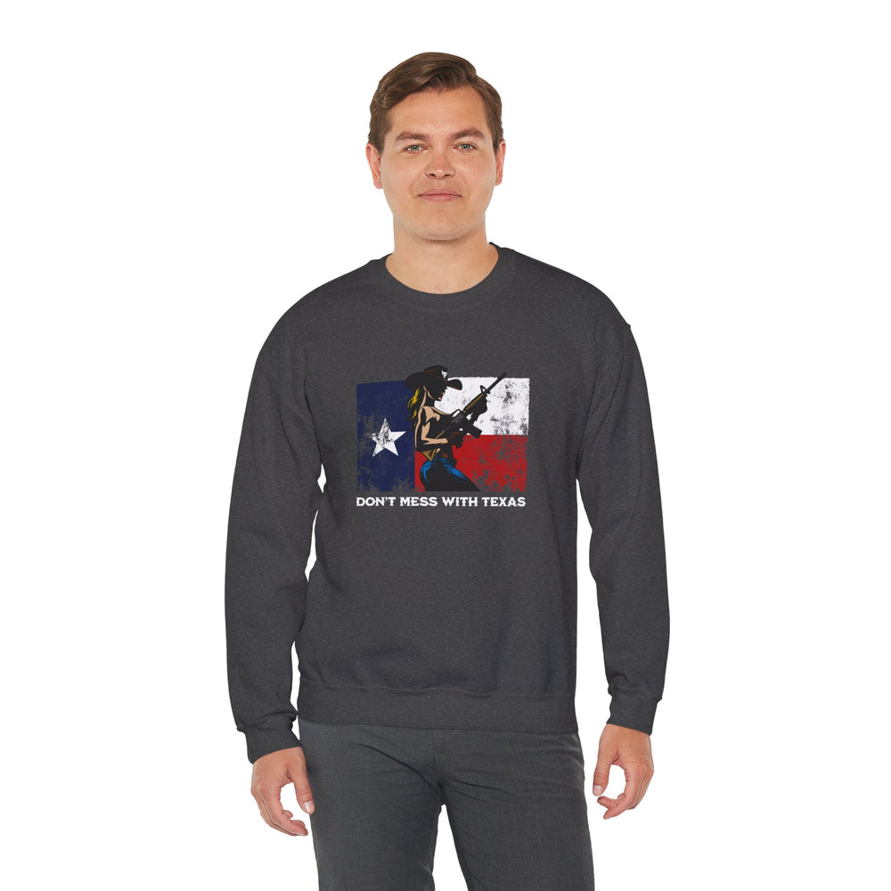 DON'T MESS WITH TEXAS COWGIRL SWEATSHIRT