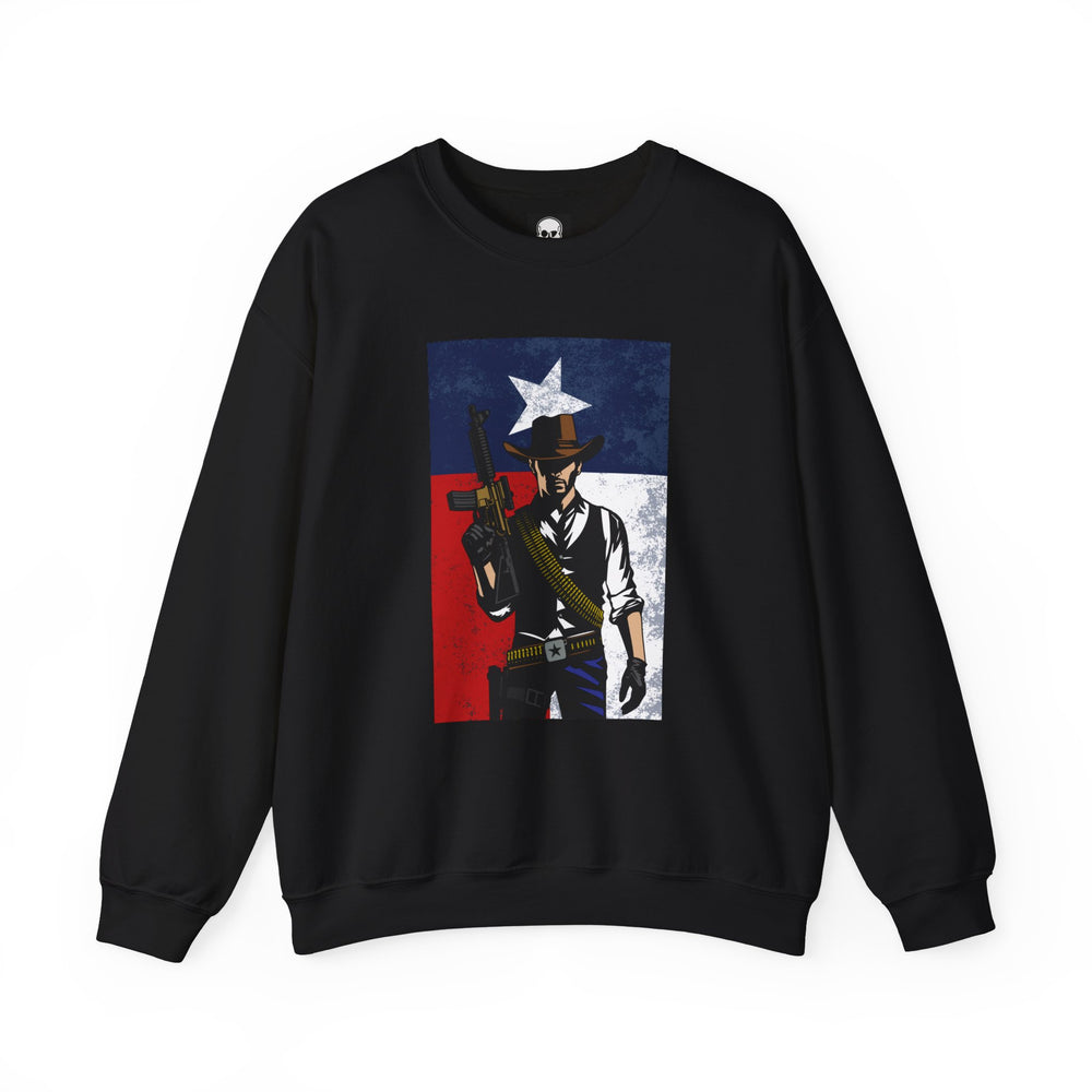 COWBOY TEXAS FLAG SWEATSHIRT