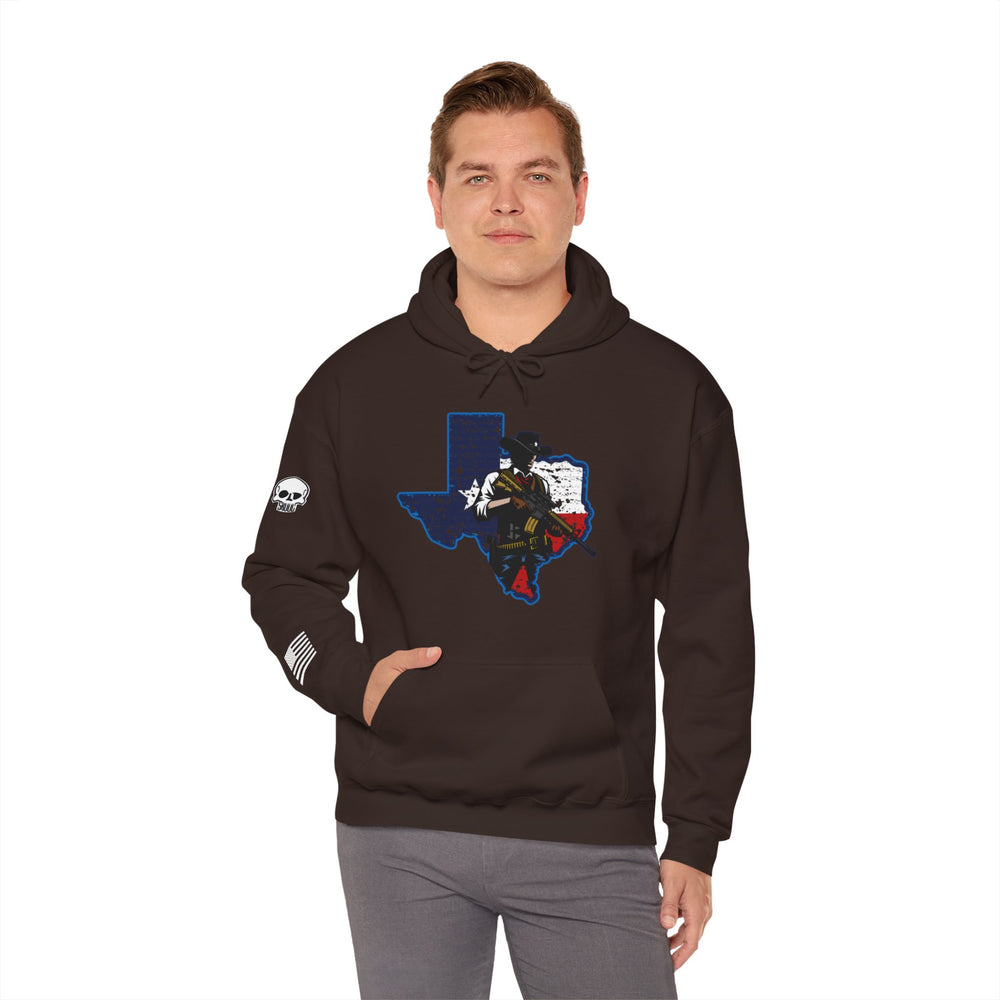 TEXAS STATE COWBOY HOODIE