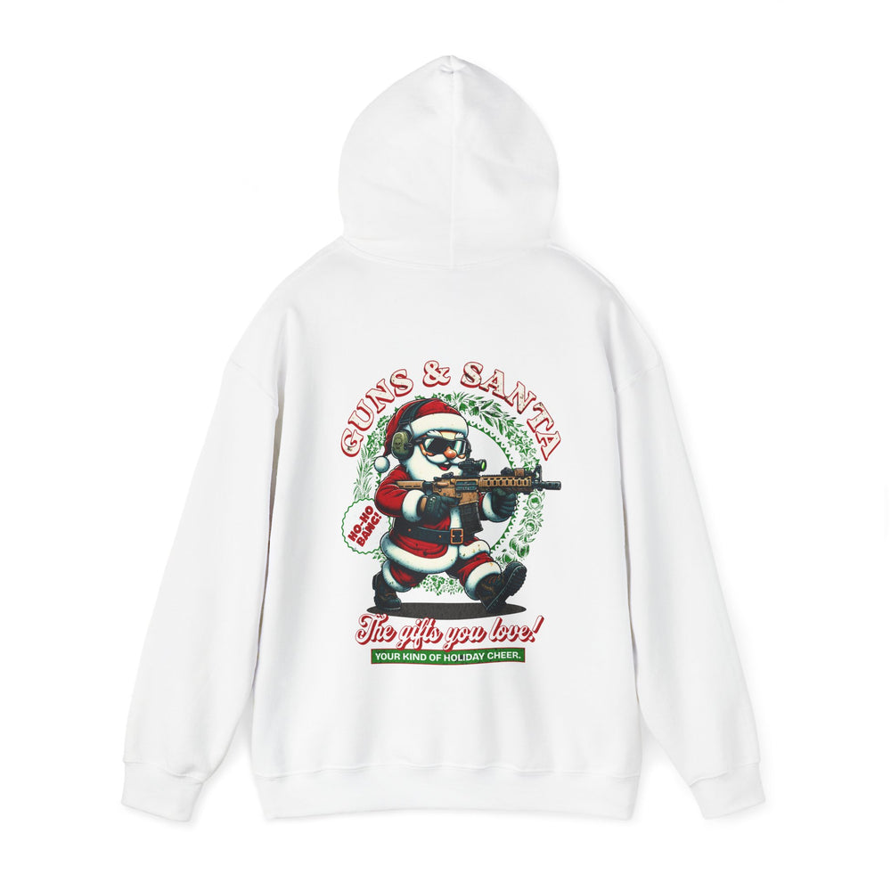 GUNS AND SANTA HOODIE