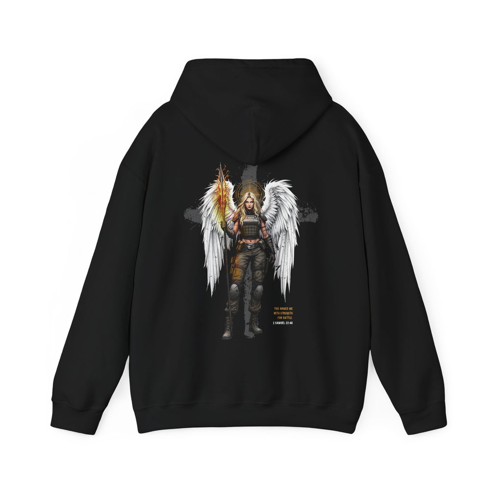FEMALE ARCHANGEL 2 SAMUEL 22:40 HOODIE