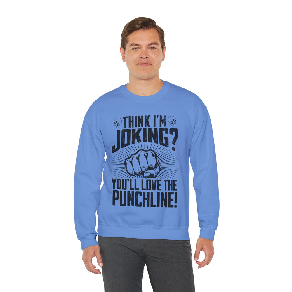 KISS THE PUNCHLINE SWEATSHIRT