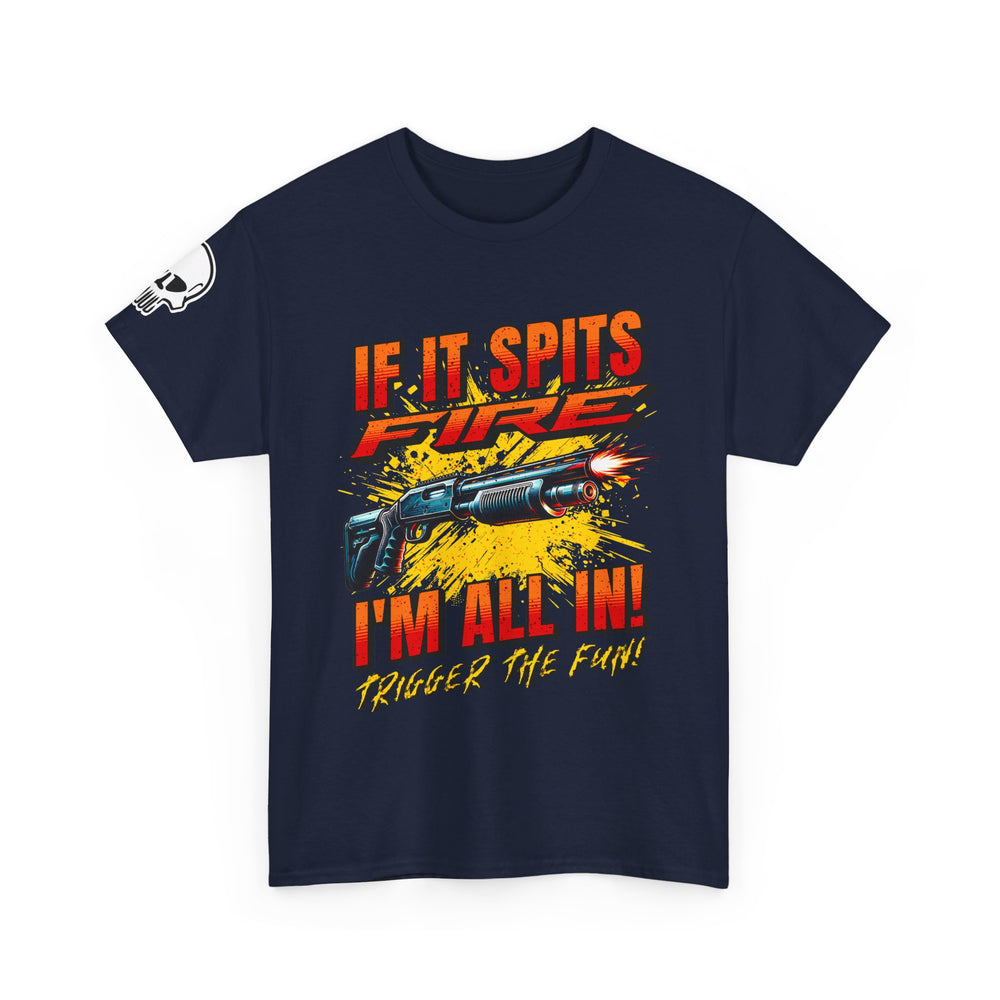 SHOTGUN SPITTING FIRE T SHIRT