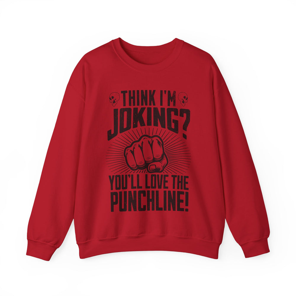 KISS THE PUNCHLINE SWEATSHIRT