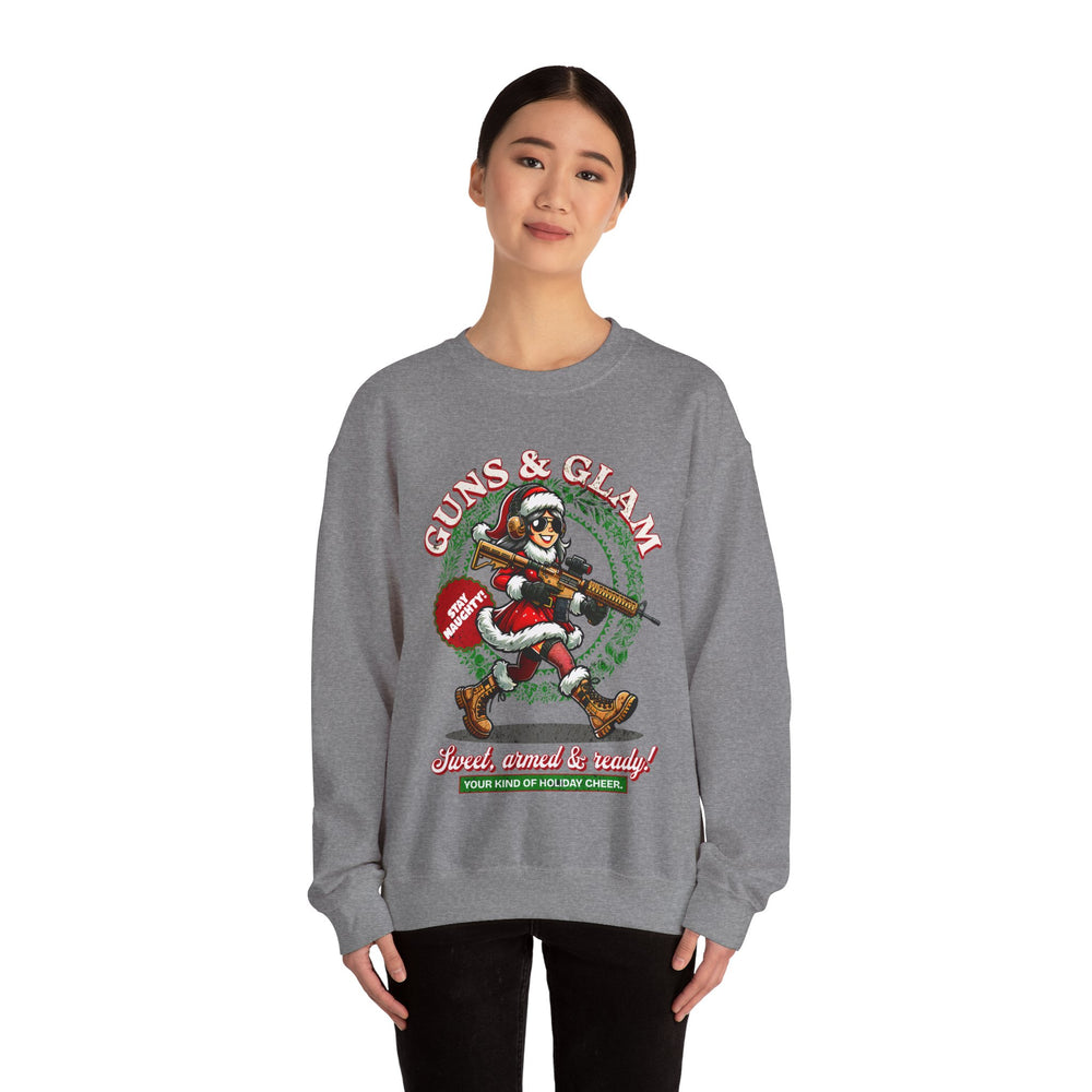 GUNS AND GLAM XMAS SWEATSHIRT