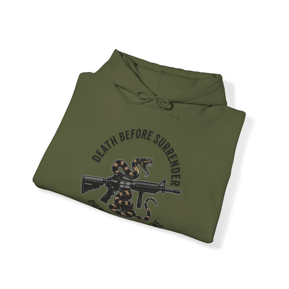 COLOR DEATH BEFORE SURRENDER HOODIE