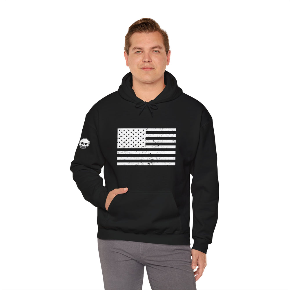 US GRUNGE FLAG HOODIE