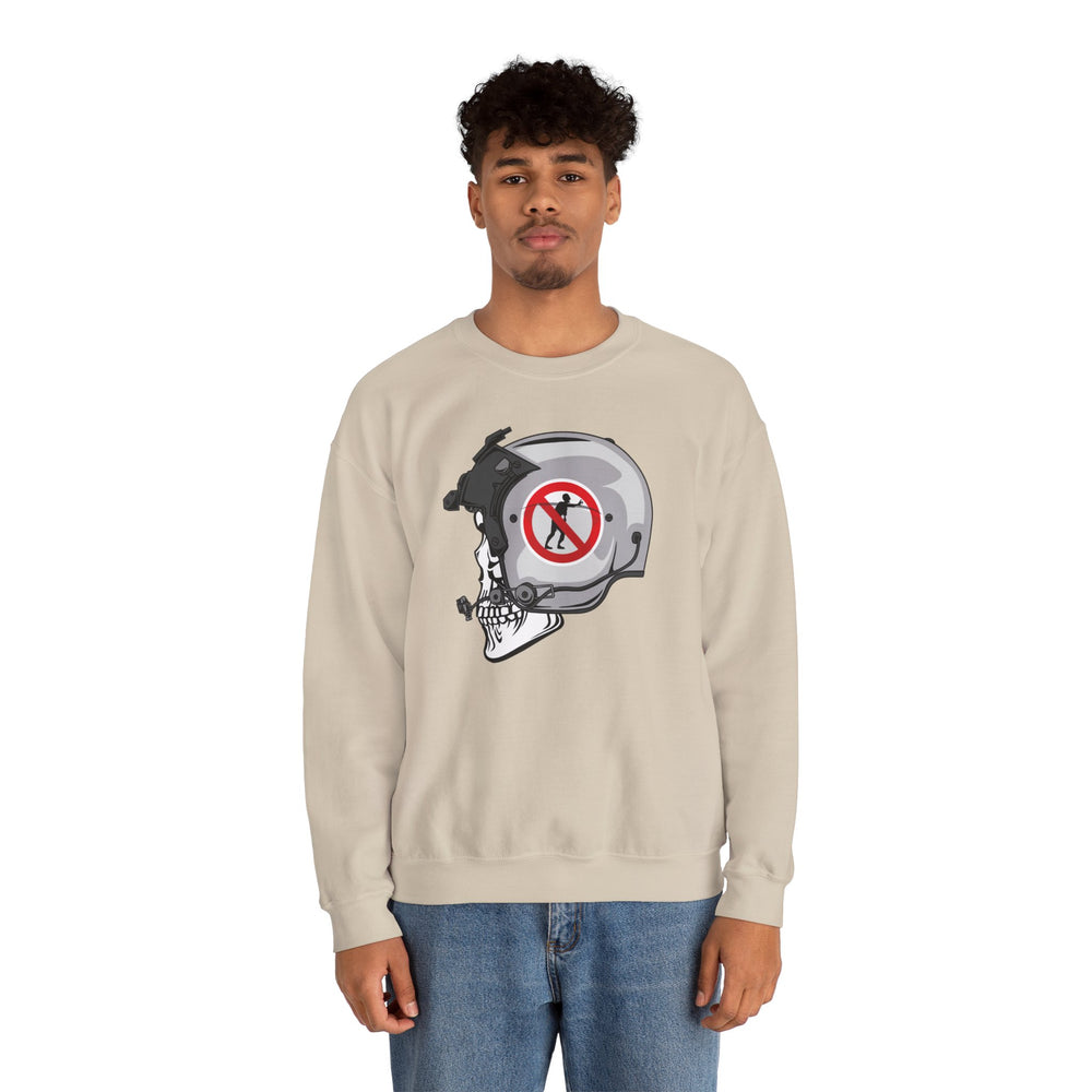 NO ZOMBIE RIDES SWEATSHIRT