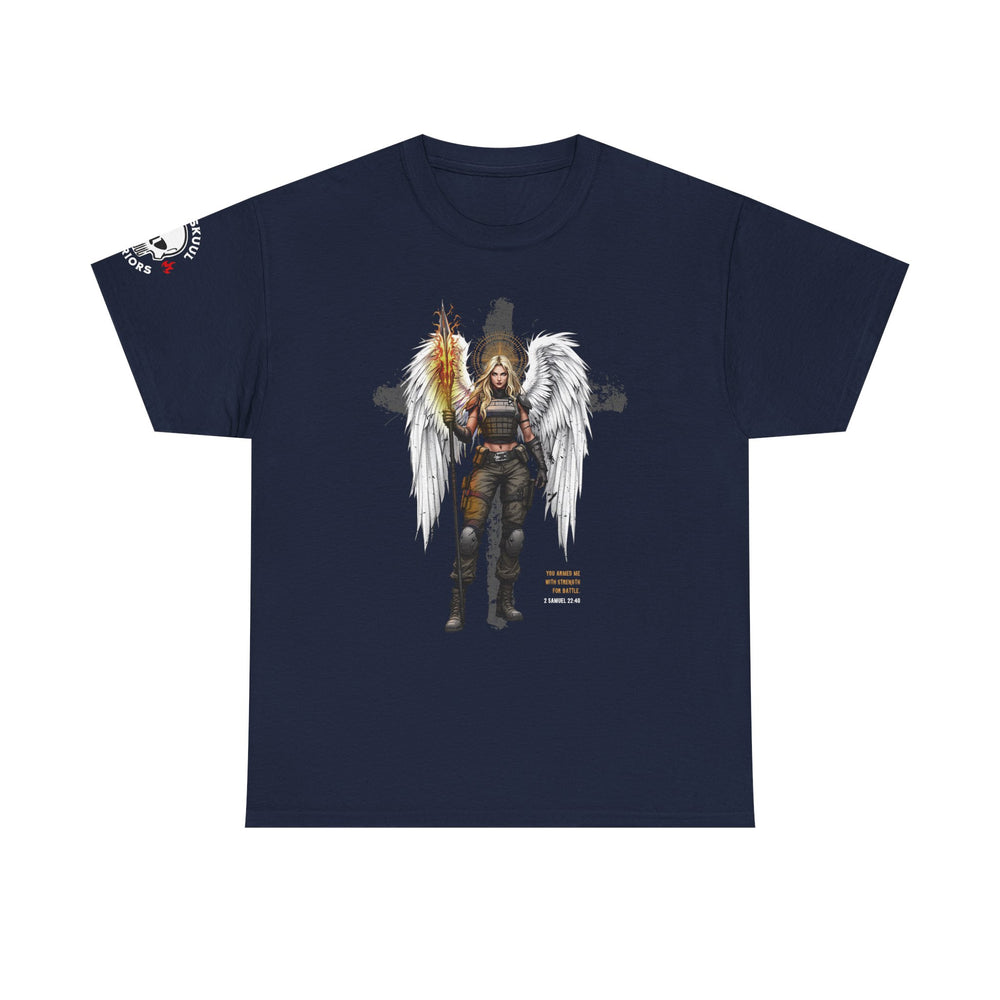 FEMALE ARCHANGEL 2 SAMUEL 22:40 T SHIRT