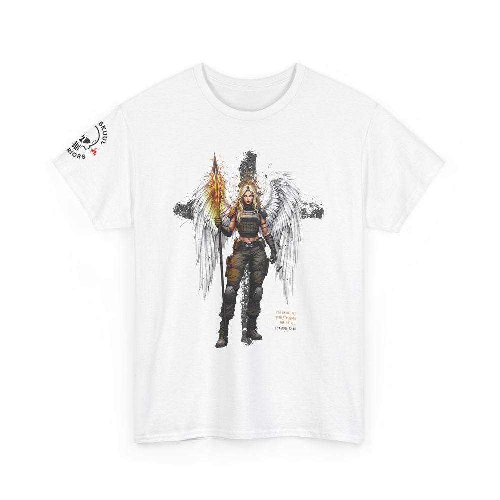 FEMALE ARCHANGEL 2 SAMUEL 22:40 T SHIRT