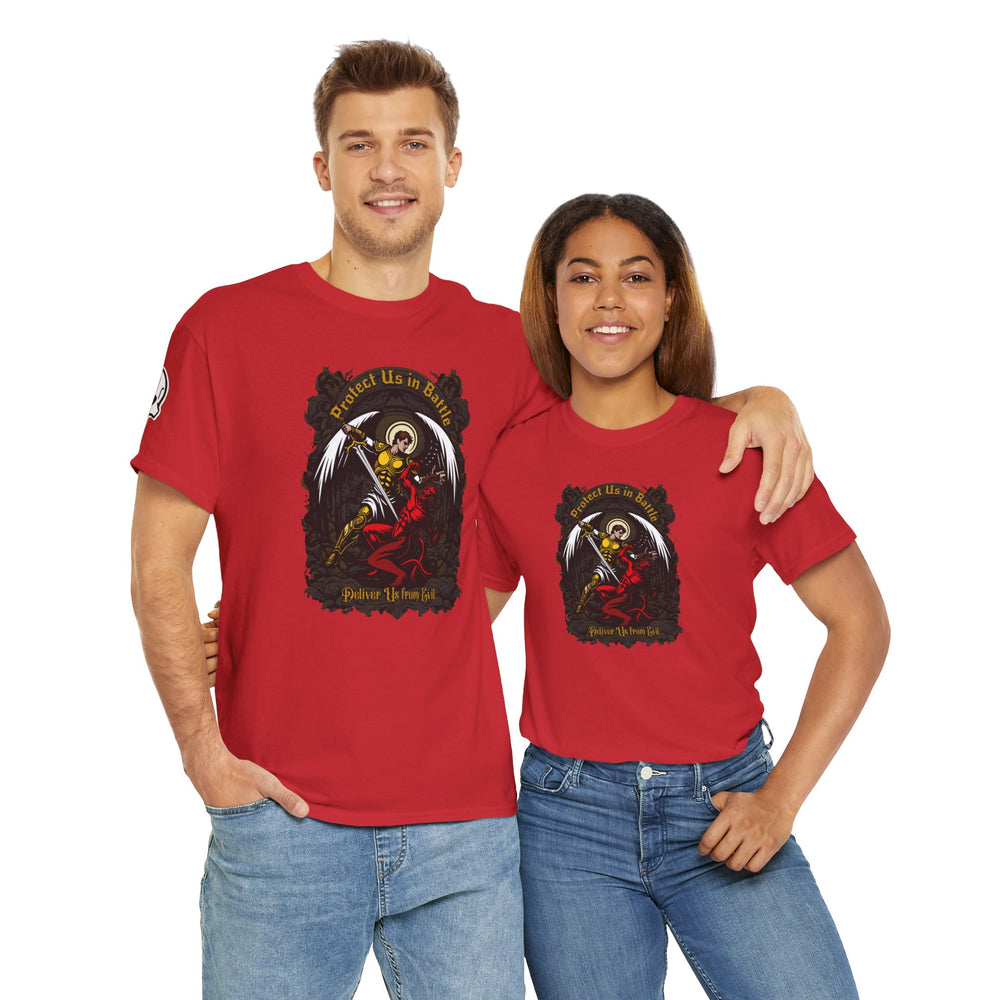 PROTECT US IN BATTLE T SHIRT