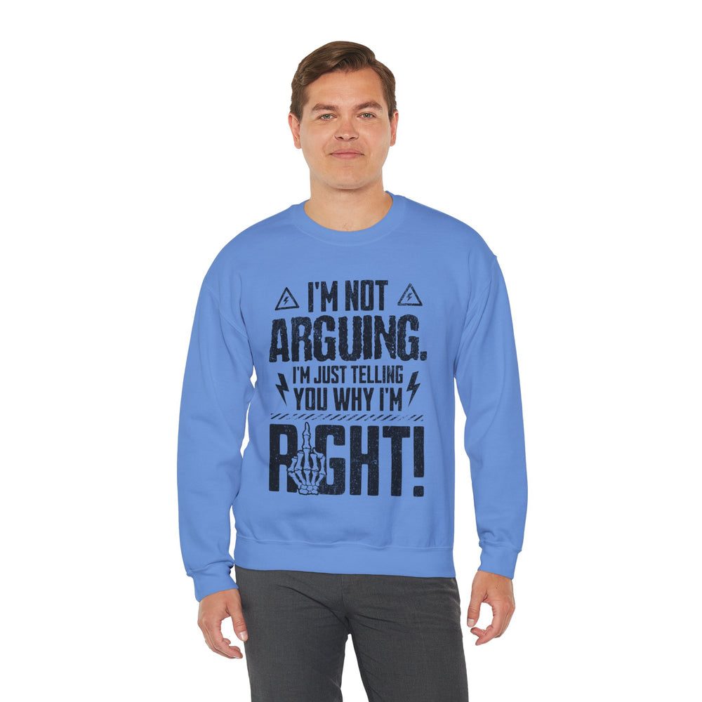 RIGHT BY DEFAULT SWEATSHIRT