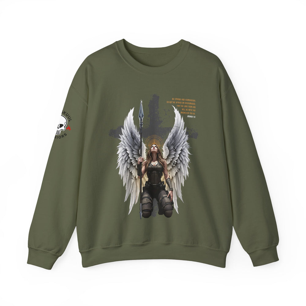 FEMALE ARCHANGEL JOSHUA 1:9 SWEATSHIRT