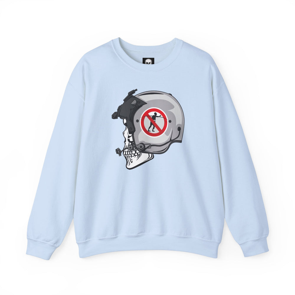 NO ZOMBIE RIDES SWEATSHIRT