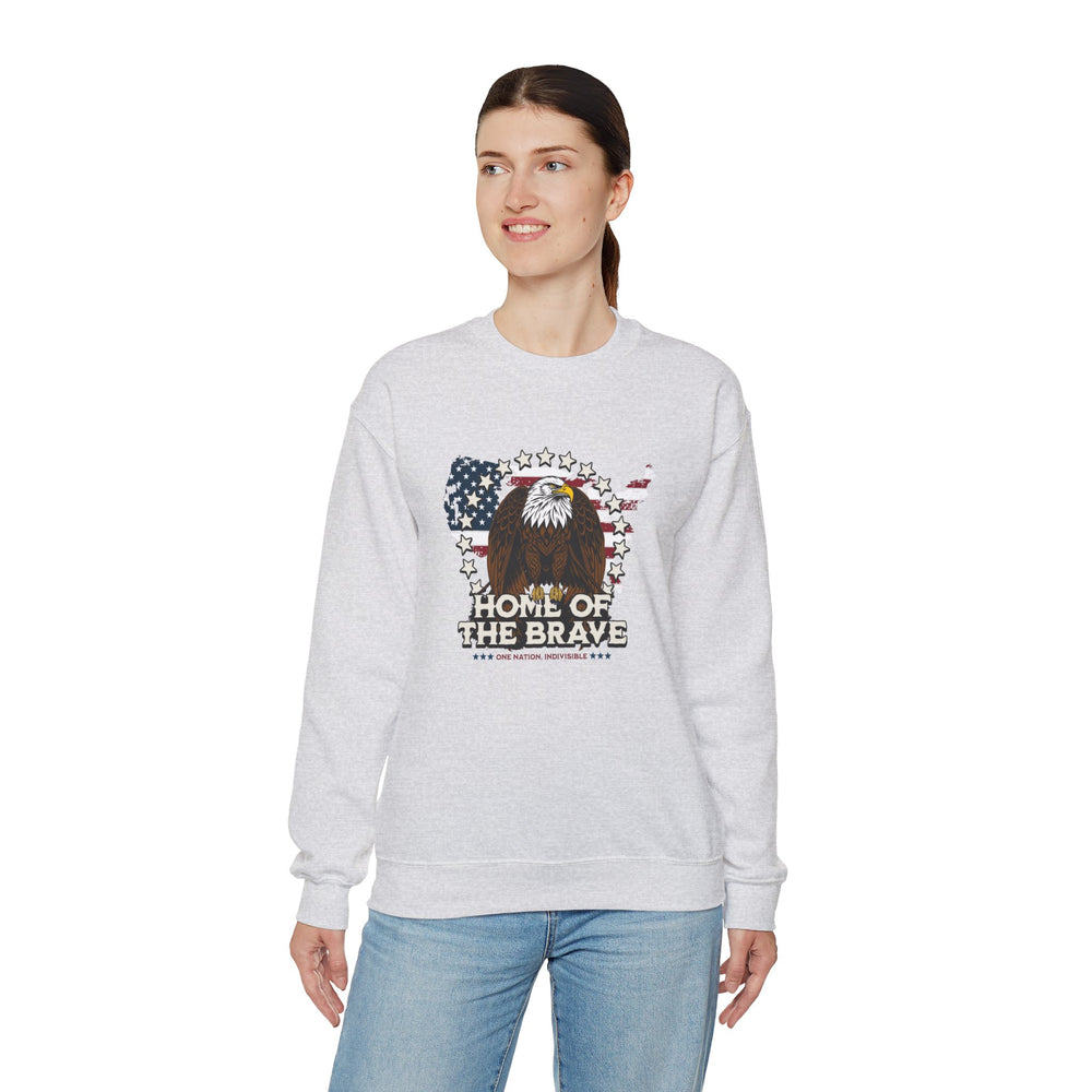 HOME OF THE BRAVE SWEATSHIRT