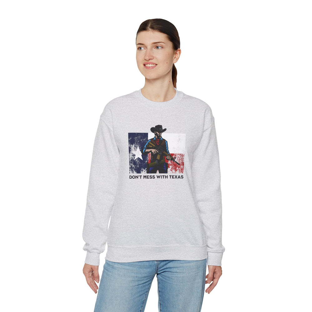 DON'T MESS WITH TEXAS COWBOY SWEATSHIRT