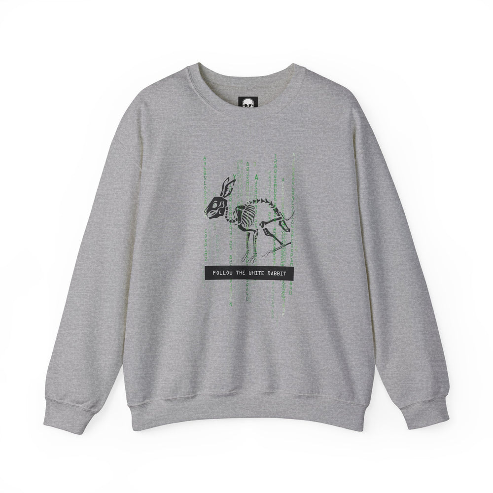 FOLLOW THE WHITE RABBIT SWEATSHIRT