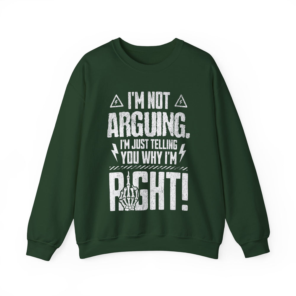 RIGHT BY DEFAULT SWEATSHIRT